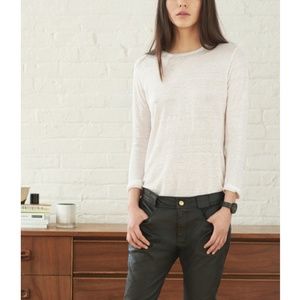 Emerson Fry Luxe Crew Neck Long-Sleeve Shirt
